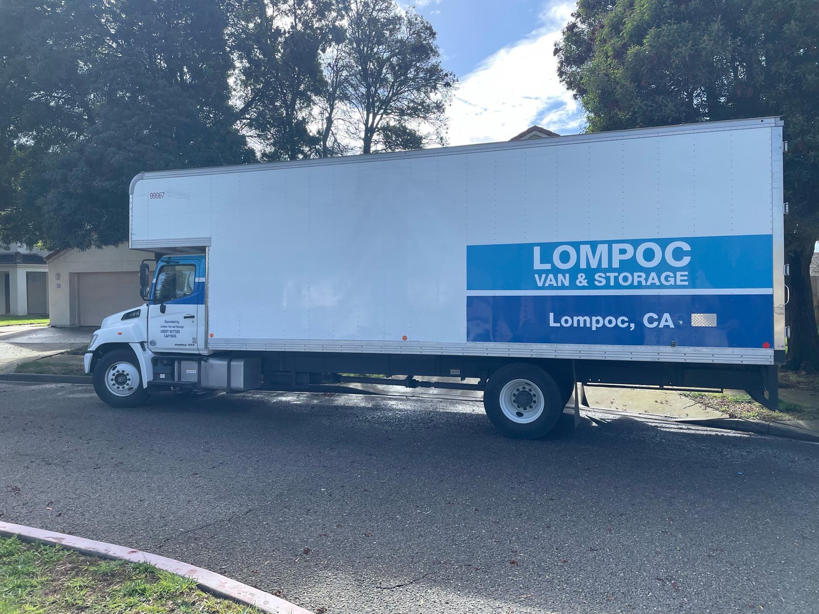 Lompoc truck in front of home